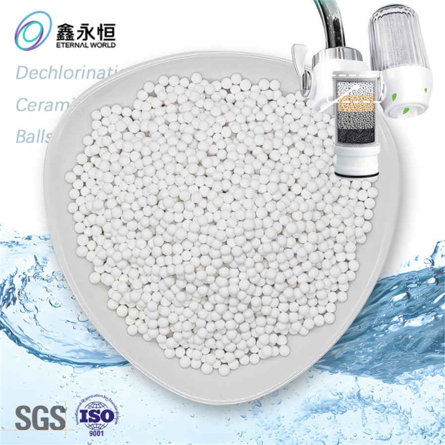 calcium sulfite chlorine removal ceramic balls