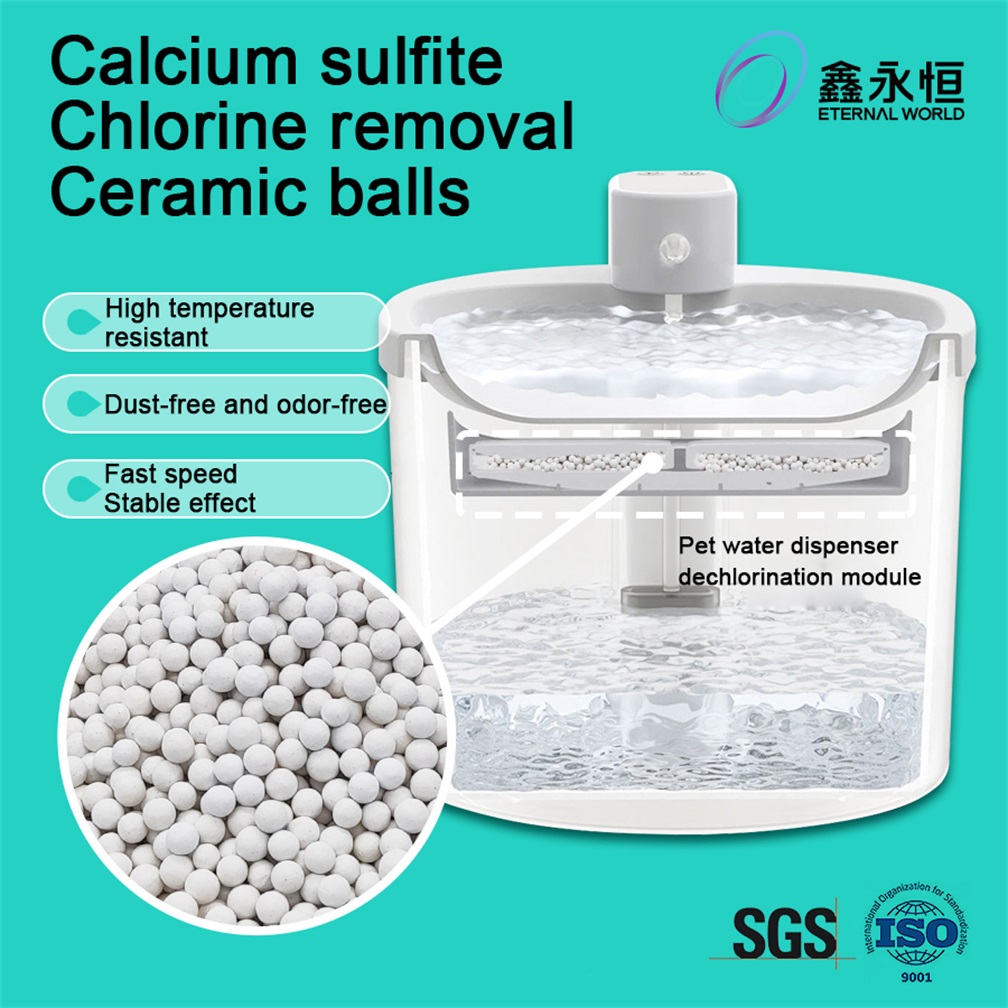 calcium sulfite dechlorination ceramic balls