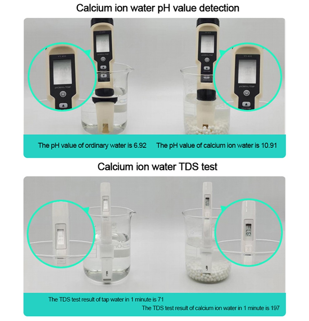 calcium ceramic balls test