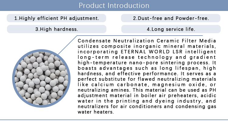 granulés pour neutraliser la condensation